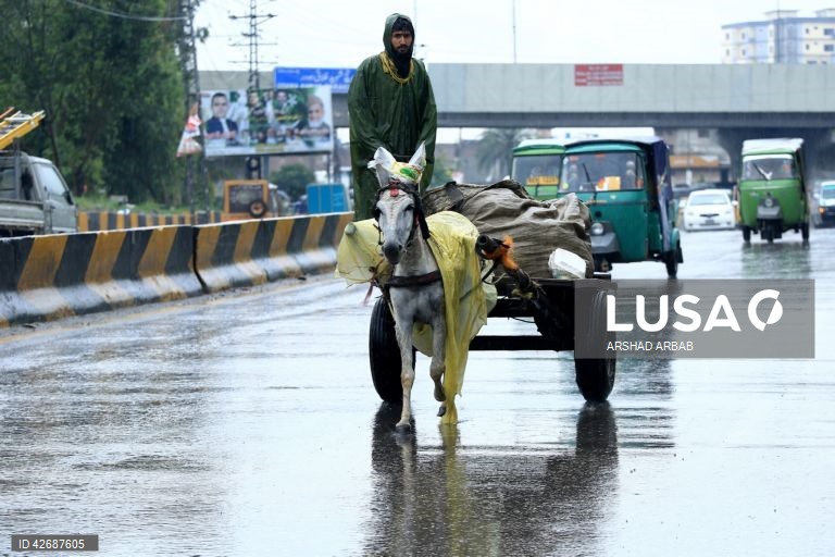 Paquistão: Chuvas torrenciais em Peshawar