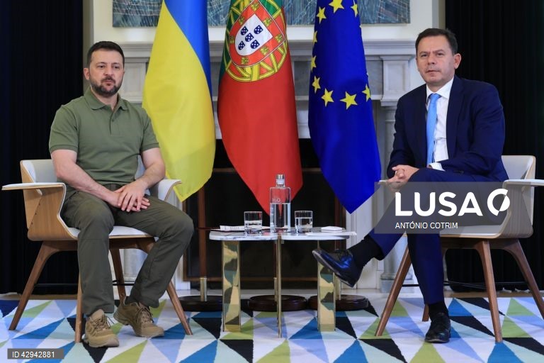 Portugal: Visita do Presidente da Ucrânia Volodymyr Zelensky 