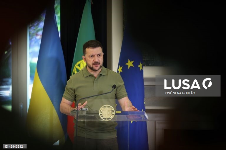 Portugal: Visita do Presidente da Ucrânia Volodymyr Zelensky 