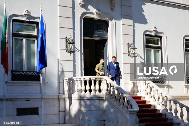 Portugal: Visita do Presidente da Ucrânia Volodymyr Zelensky 