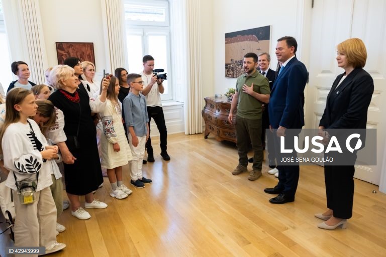 Portugal: Visita do Presidente da Ucrânia Volodymyr Zelensky 