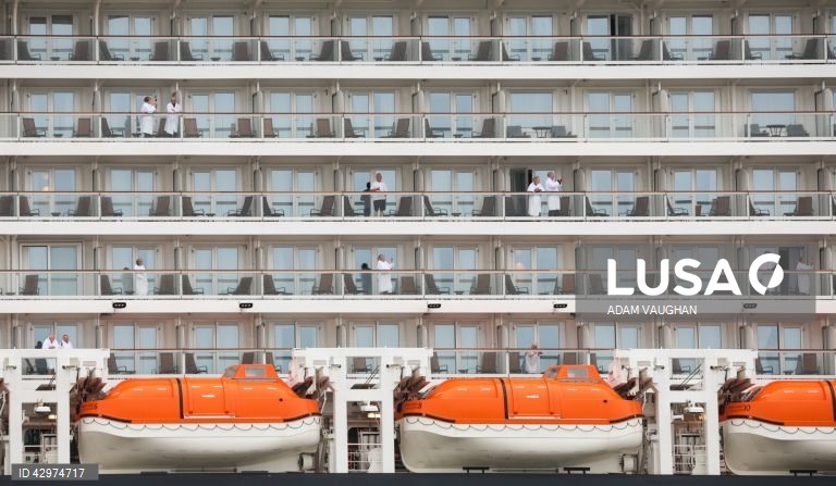 Cerimónia de atribuição do nome do novo navio de cruzeiro da Cunard, o Queen Anne