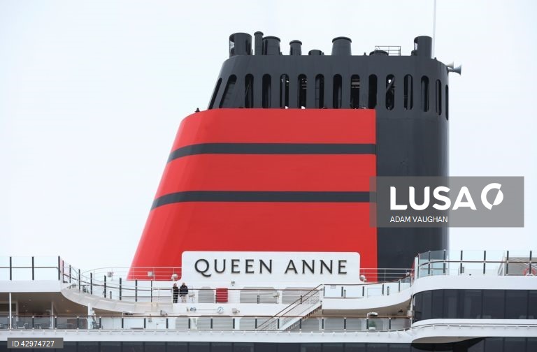 Cerimónia de atribuição do nome do novo navio de cruzeiro da Cunard, o Queen Anne
