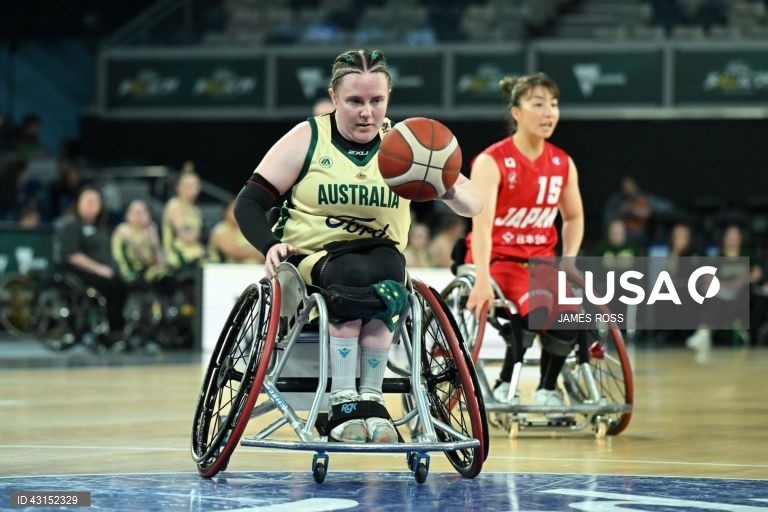 Basquete em cadeira de rodas feminino - Austrália vs Japão