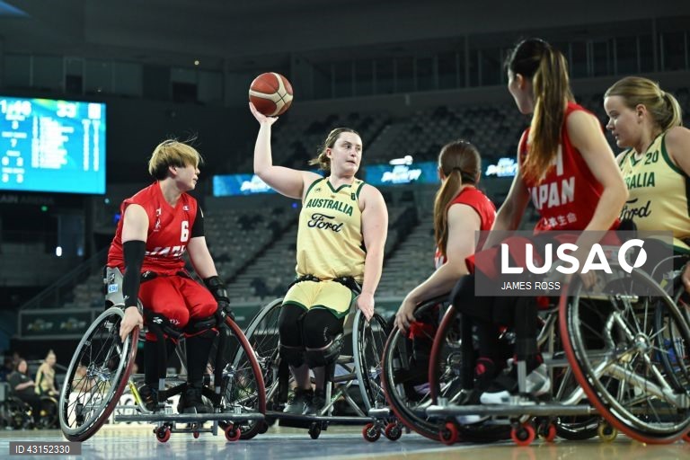 Basquete em cadeira de rodas feminino - Austrália vs Japão