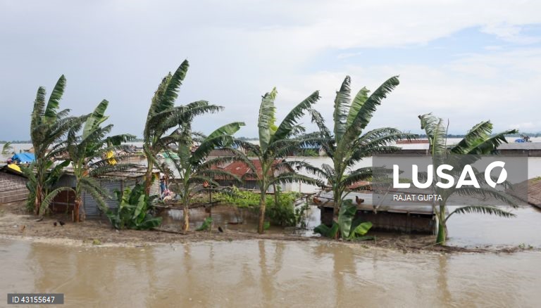 Índia: Cheias no Rio Bramaputra