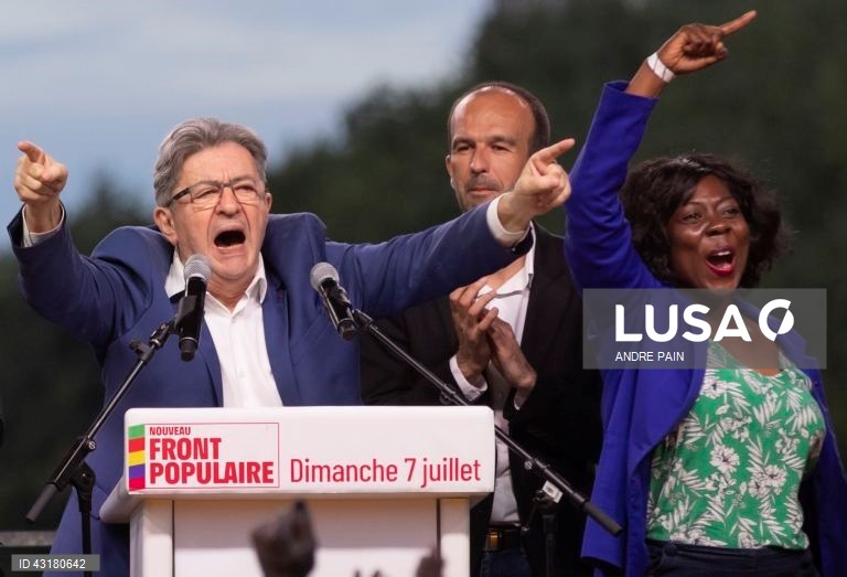 Um ambiente de festa instalou-se entre apoiantes da NFP em Paris, que celebraram as primeiras projeções de vitória da aliança de esquerda na segunda volta das legislativas francesas e não pararam mais de festejar, com música e muita cerveja.