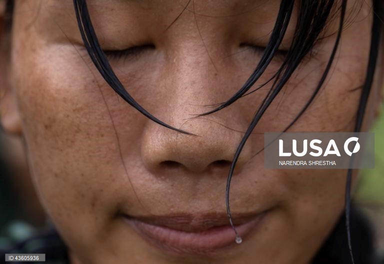 Recrutamento para o Exército Nepalês em Katmandu