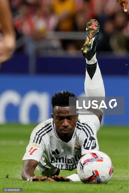 Futebol: Liga espanhola - Atlético de Madrid vs Real Madrid
