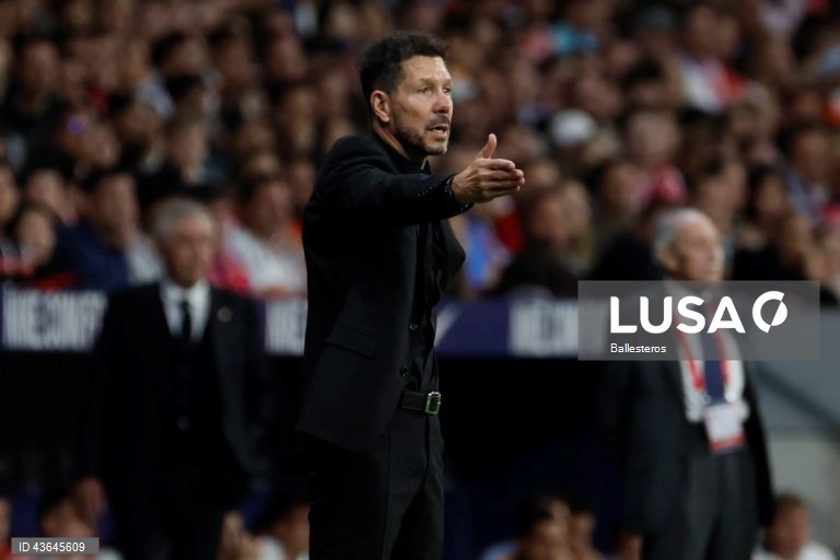 Futebol: Liga espanhola - Atlético de Madrid vs Real Madrid
