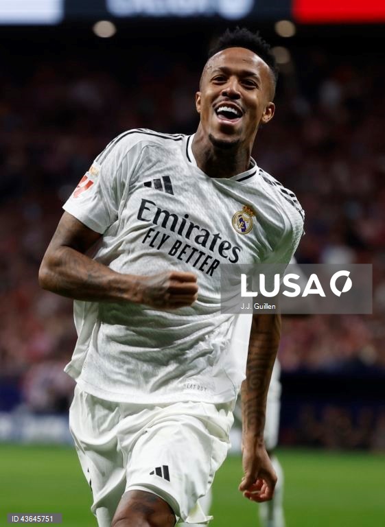 Futebol: Liga espanhola - Atlético de Madrid vs Real Madrid
