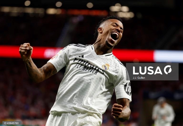 Futebol: Liga espanhola - Atlético de Madrid vs Real Madrid
