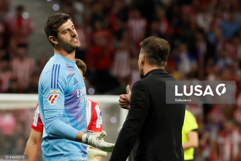 Futebol: Liga espanhola - Atlético de Madrid vs Real Madrid
