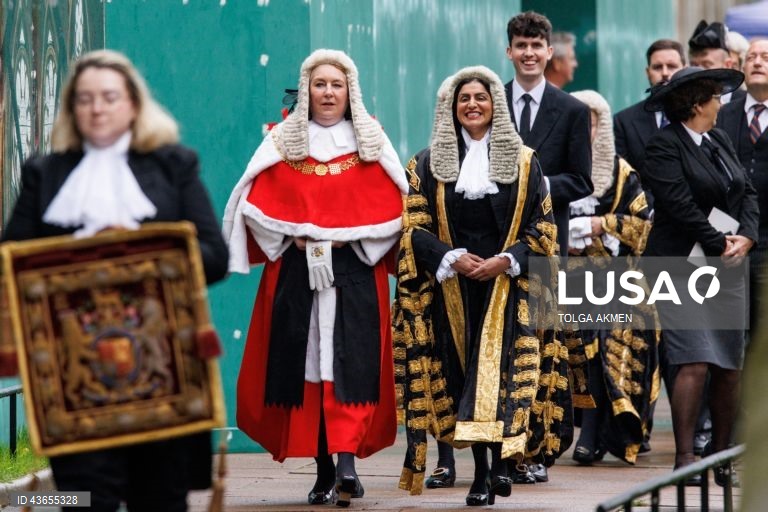 Londres: Início do ano judicial em Westminster.