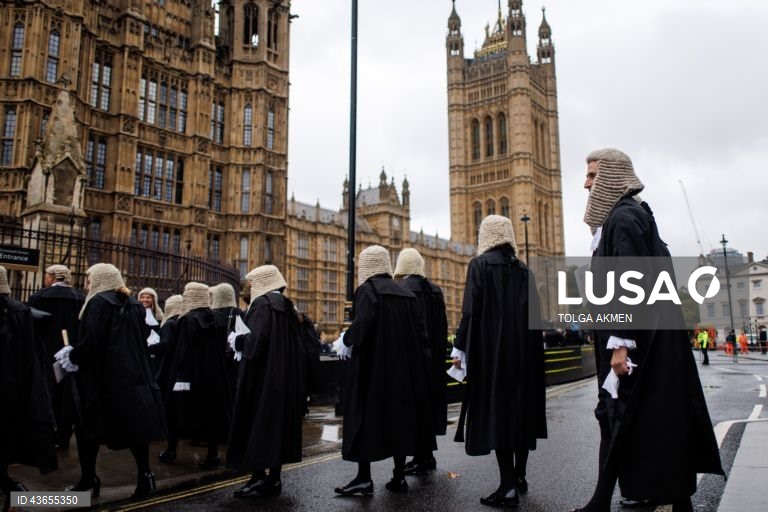 Londres: Início do ano judicial em Westminster.