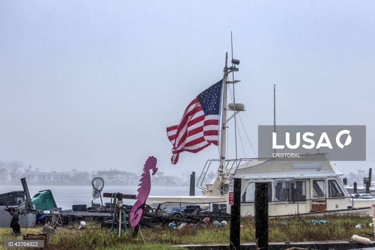 Passagem do furacão Milton pela Flórida