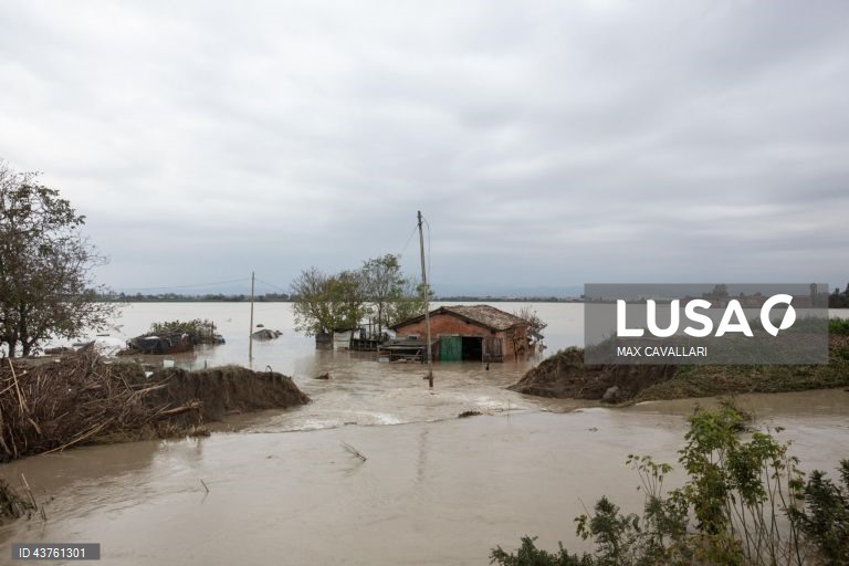 Itália: Inundações na região de Reggio Emilia