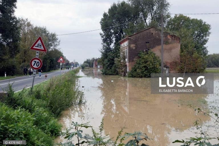 Itália: Inundações na região de Reggio Emilia