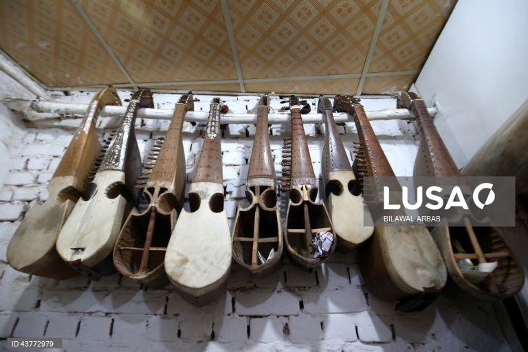 Paquistão: Fabrico artesanal de instrumentos de corda tradicionais em Peshawar