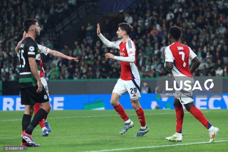 O Sporting sofreu hoje a primeira derrota na edição 2024/25 da Liga dos Campeões em futebol, ao ser goleado por 5-1 na receção aos ingleses do Arsenal, em encontro da quinta jornada da fase de liga.