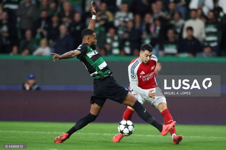 O Sporting sofreu hoje a primeira derrota na edição 2024/25 da Liga dos Campeões em futebol, ao ser goleado por 5-1 na receção aos ingleses do Arsenal, em encontro da quinta jornada da fase de liga.