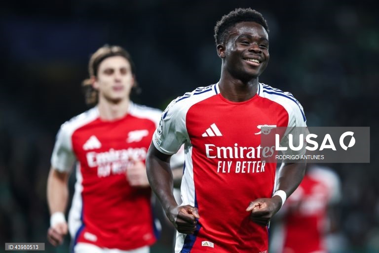 O Sporting sofreu hoje a primeira derrota na edição 2024/25 da Liga dos Campeões em futebol, ao ser goleado por 5-1 na receção aos ingleses do Arsenal, em encontro da quinta jornada da fase de liga.