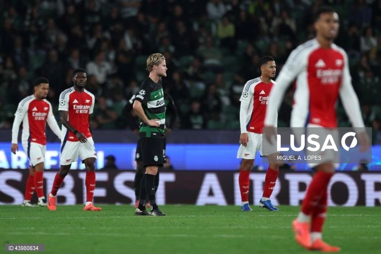 O Sporting sofreu hoje a primeira derrota na edição 2024/25 da Liga dos Campeões em futebol, ao ser goleado por 5-1 na receção aos ingleses do Arsenal, em encontro da quinta jornada da fase de liga.