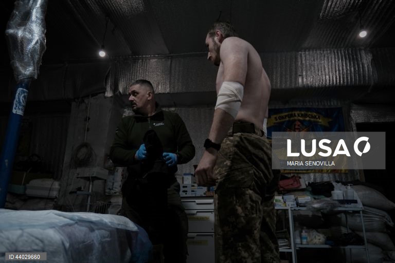 Ponto de estabilização médica da 5.ª Brigada de Assalto Separada da Ucrânia em Bakhmut