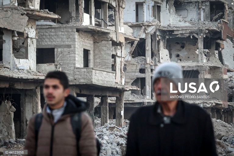 Síria: Yarmouk, Campo de refugiados palestiniano nos arredores de Damasco