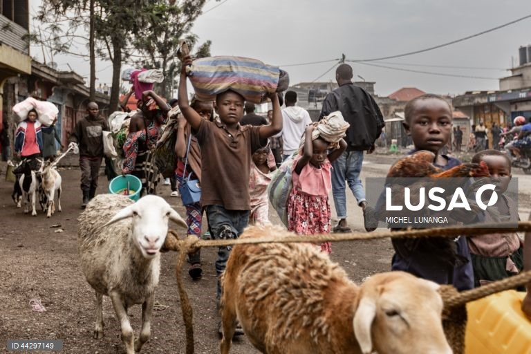 RD Congo: Pessoas fogem dos combates em Mugini