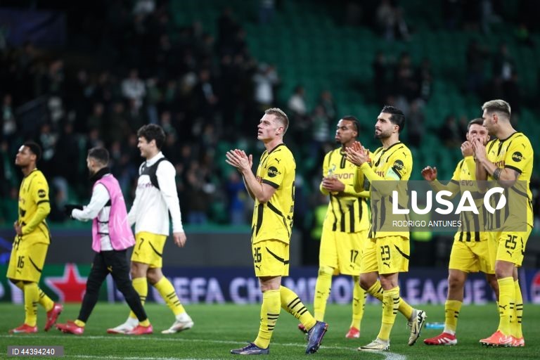Futebol: Liga dos Campeões - Sporting vs Borussia Dortmund 