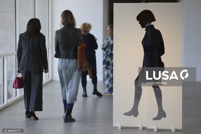 Visita de imprensa às exposições "31 Mulheres. Uma Exposição de Peggy Guggenheim", com curadoria de Patricia Mayayo, e "Uma deriva atlântica. As artes do século XX", com curadoria de Núria Enguita e Marta Mestre, e assessoria científica de Mariana Pinto dos Santos no  Museu de Arte Contemporânea/Centro Cultural de Belém em Lisboa, 25 de fevereiro de 2025. TIAGO PETINGA/LUSA