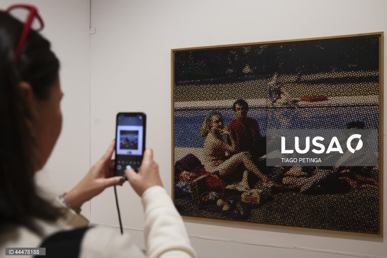 Visita de imprensa às exposições "31 Mulheres. Uma Exposição de Peggy Guggenheim", com curadoria de Patricia Mayayo, e "Uma deriva atlântica. As artes do século XX", com curadoria de Núria Enguita e Marta Mestre, e assessoria científica de Mariana Pinto dos Santos no  Museu de Arte Contemporânea/Centro Cultural de Belém em Lisboa, 25 de fevereiro de 2025. TIAGO PETINGA/LUSA
