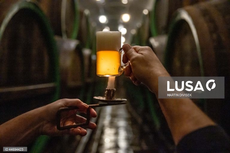 República Checa: Tanoeiros na fábrica de cerveja Pilsner Urquell em Plzen