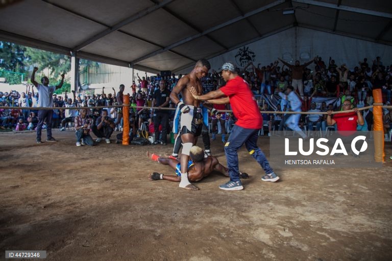Madagáscar: Combates de Morengy, arte marcial tradicional, em Antananarivo