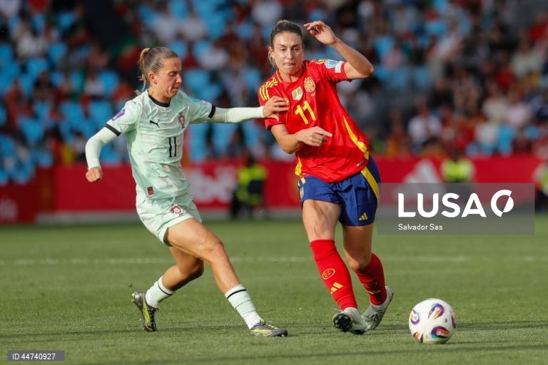 Portugal foi hoje goleado por 7-1 pela campeã mundial em título Espanha, em encontro da quarta jornada do Grupo A3 da Liga das Nações feminina de futebol, disputado no Estádio Balaídos, em Vigo.