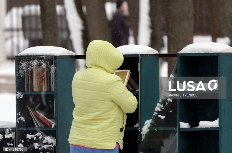 Rússia: Neve em Moscovo