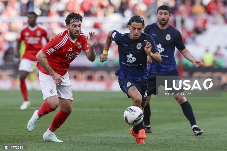 O Benfica perdeu hoje a liderança da I Liga portuguesa de futebol, ao empatar a dois golos na receção ao Arouca, falhando a 10.ª vitória consecutiva na prova, em encontro da 29.ª jornada.