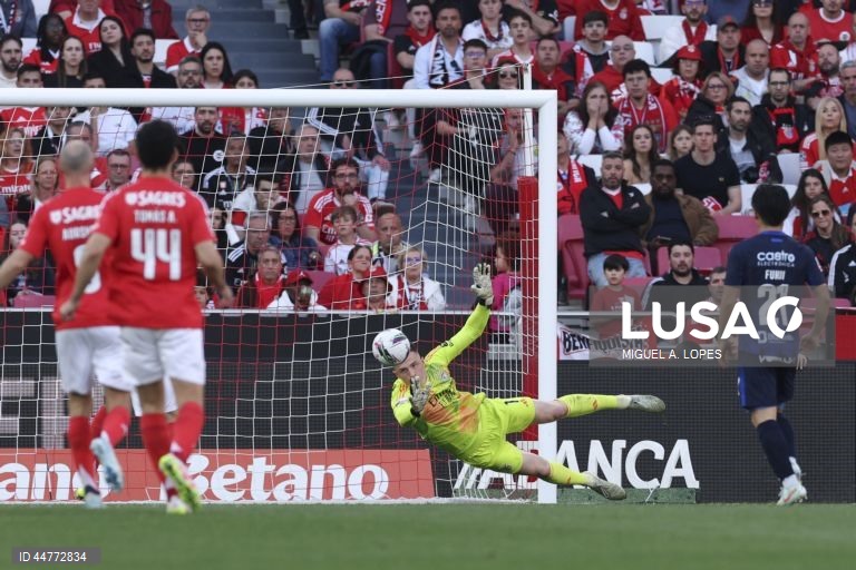 O Benfica perdeu hoje a liderança da I Liga portuguesa de futebol, ao empatar a dois golos na receção ao Arouca, falhando a 10.ª vitória consecutiva na prova, em encontro da 29.ª jornada.