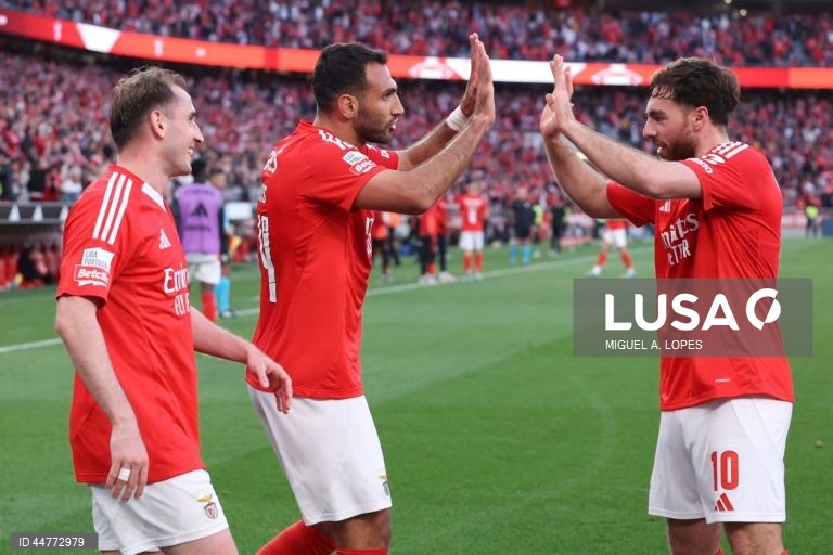 O Benfica perdeu hoje a liderança da I Liga portuguesa de futebol, ao empatar a dois golos na receção ao Arouca, falhando a 10.ª vitória consecutiva na prova, em encontro da 29.ª jornada.