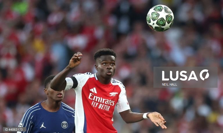Futebol: Liga dos Campeões - Arsenal vs Paris Saint-Germain 
