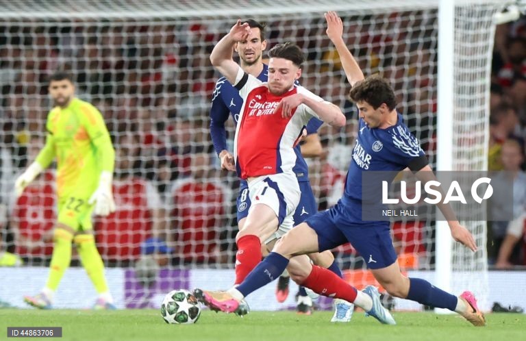Futebol: Liga dos Campeões - Arsenal vs Paris Saint-Germain 