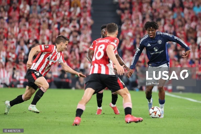 Futebol: Liga Europa - Athletic Bilbau - Manchester United 0-3