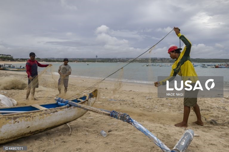 Indonésia: Pesca tradicional em Bali
