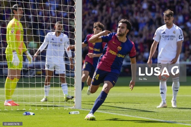 Futebol: Liga espanhola - FC Barcelona vs Real Madrid