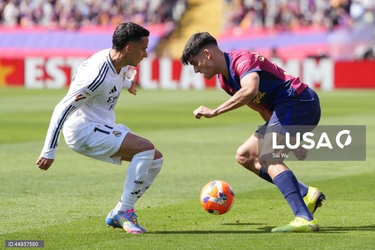 Futebol: Liga espanhola - FC Barcelona vs Real Madrid