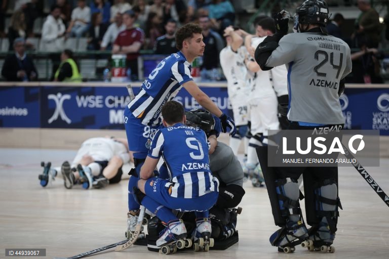 Hóquei em patins: Óquei de Barcelos vence o FC Porto e conquista a Liga dos Campeões 