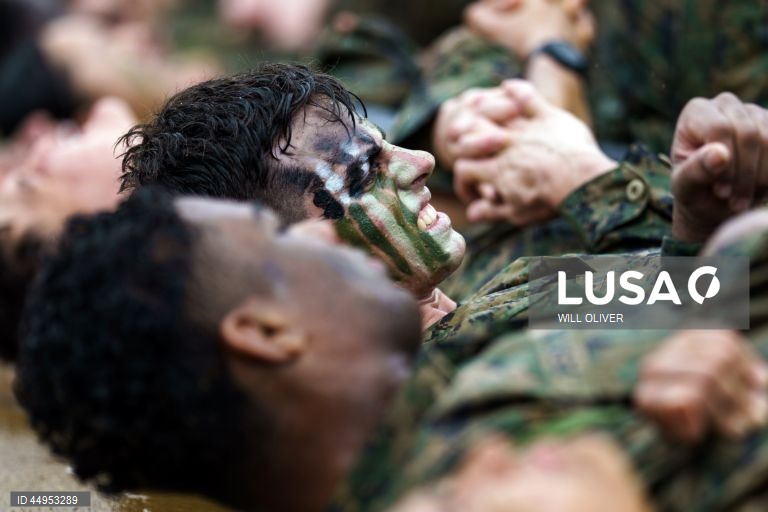EUA: Exercícios da marinha em Maryland