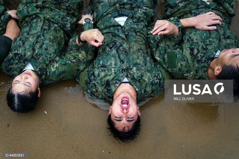 EUA: Exercícios da marinha em Maryland