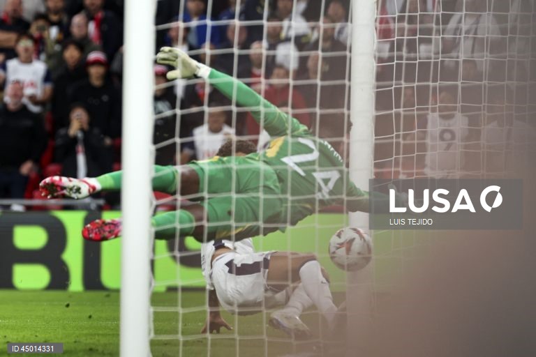 O Tottenham conquistou hoje a Liga Europa em futebol, o seu primeiro troféu desde 2007/08, ao bater na final o Manchester United, do treinador português Ruben Amorim, por 1-0, assegurando um lugar na ‘Champions’ 2025/26.